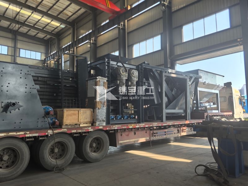 廣州瀝青銑刨料破碎篩分設(shè)備現(xiàn)場